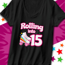 15:e födelsedag Roller Skatt 15 år gammalt skat T Shirt