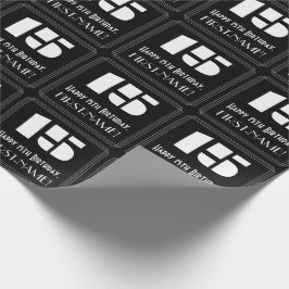 15:e födelsedagen: Art Deco Inspired Titta "15" oc Presentpapper