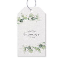 15:e födelsedagen Eucalyptus Quinceanera Greenery