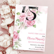 15:e födelsedagen Quinceanera Rustic Blommigt