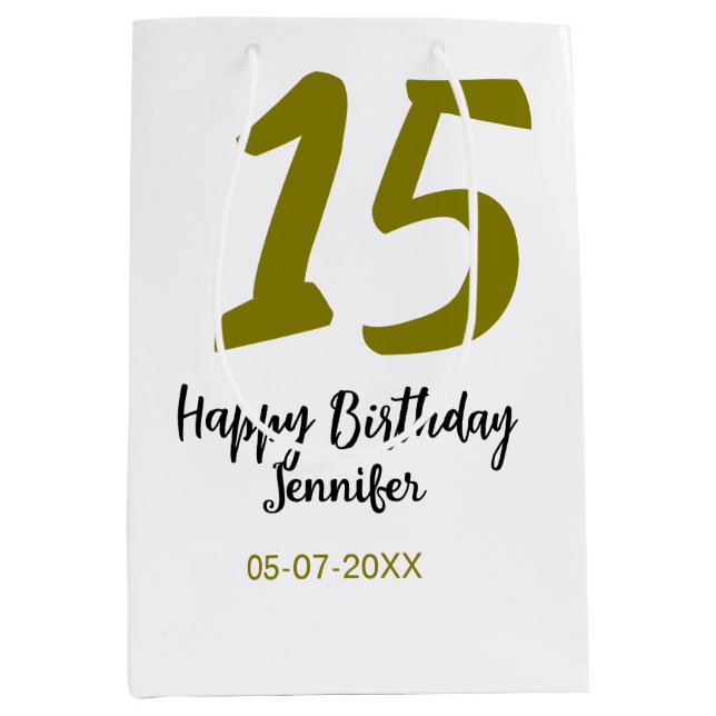 15:e födelsedagsefterfrågan - lägg till datum år g (Framsidan)