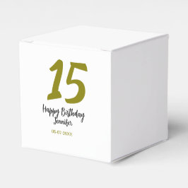 15:e födelsedagsefterfrågan - lägg till datum år g presentaskar