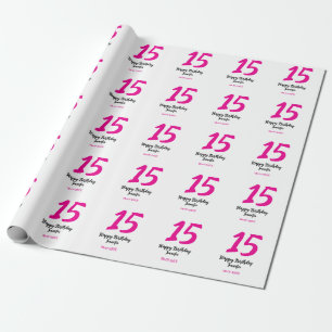 15:e födelsedagsefterfrågan - lägg till datumårste presentpapper