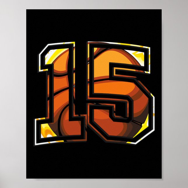15:e födelsedagsgåva till spelare nummer 15 poster (Framsidan)