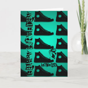 15:e födelsedagshälsningskort för Anpassningsbar m Kort