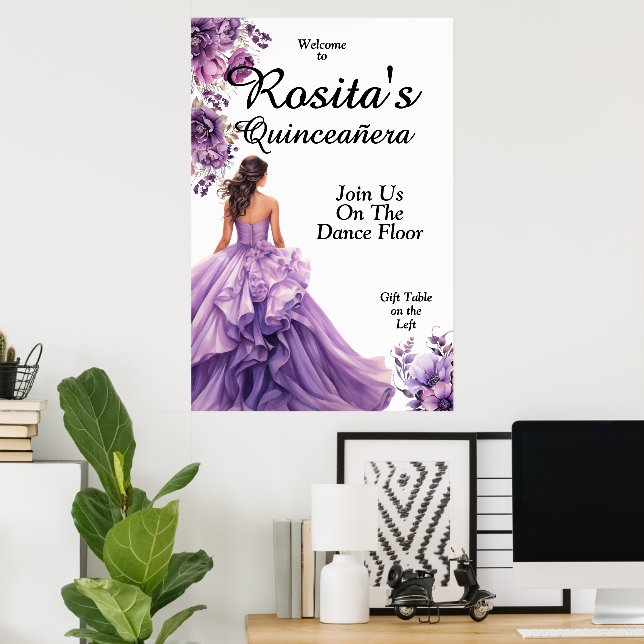 15:e födelsedagskvällen poster (Hemmakontoret)