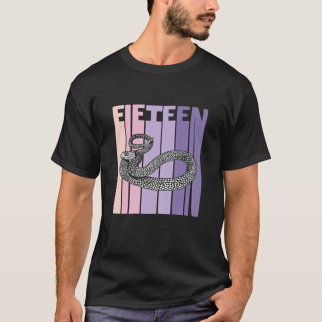 15:e födelsedagstjuven Snake Älskare Pet Reptile 1 T Shirt (Framsida)