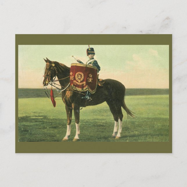 15:e King's Hussars Lilla trumpojken Vykort (Framsida)