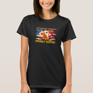 15:e signalbrigaden signalstyrka amerikanska Flagg T Shirt