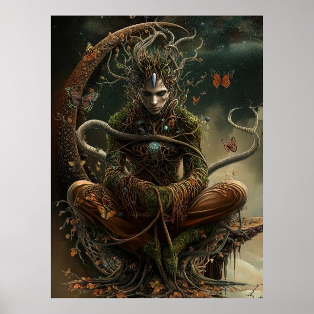 *~* 15 FD3 Earth Keeper Guardian Mystical Poster (Framsidan)