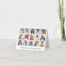 15 Fotokollage lägg till din egen Hälsning