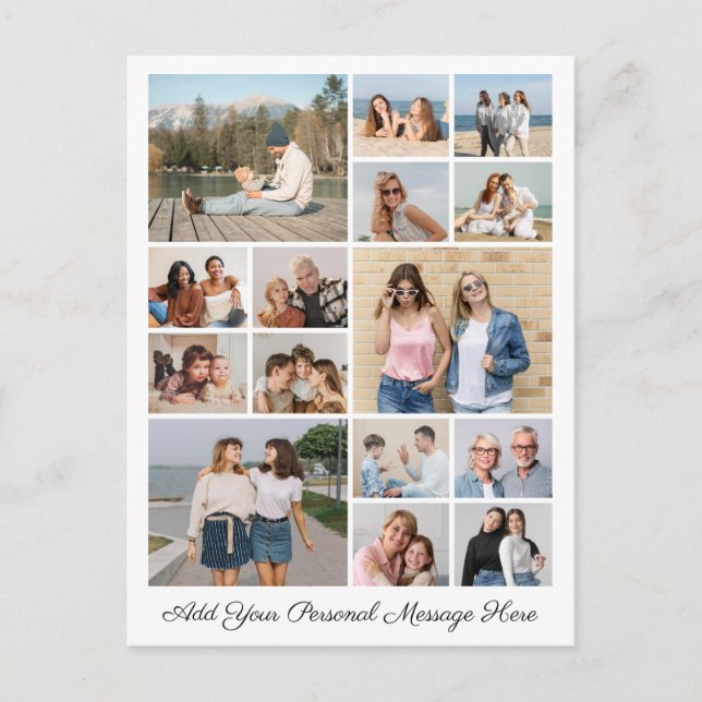 15 Fotoskiss Gör din egen hälsning Vykort (Framsida)