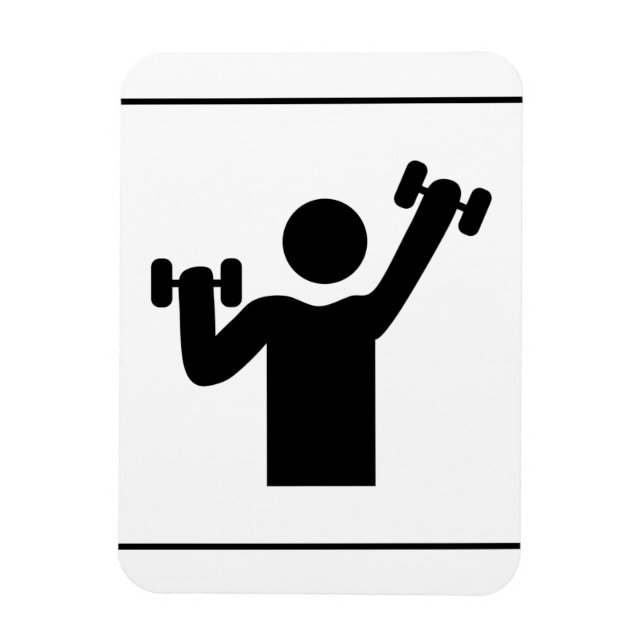 15 G GYM HEALTHY IDROTTSMAN ICON FITNESS EXCERCISE MAGNET (Vertikal)