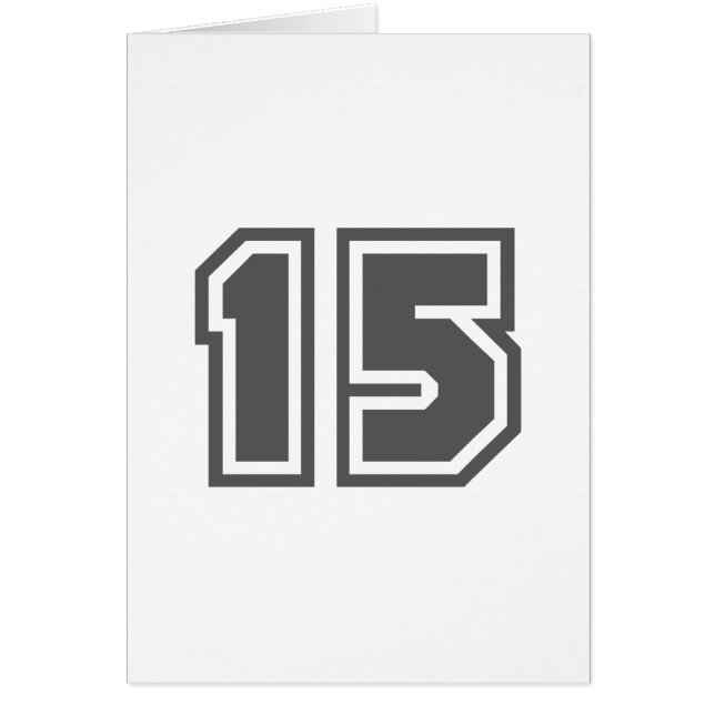 15 HÄLSNINGSKORT (Framsidan)