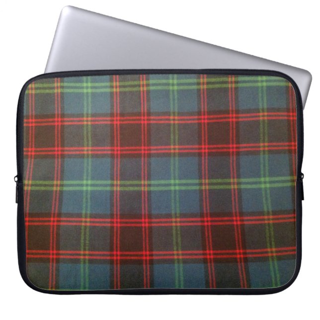 15" hem-/Hume Tartanlaptop sleeve (Framsidan)