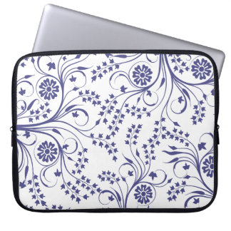 15-Inch Laptop Sleeve – Floral & Gradient Grain 