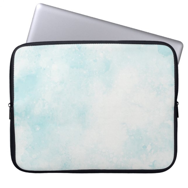 15-Inch Laptop Sleeve – Floral & Gradient Grain  (Framsidan)