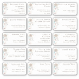 15 Individuell Bröllop Guest Namn Adress-fästare Klistermärken