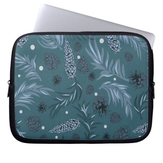15 jul Mönster, Gräs Snö 12 Laptop Fodral (Framsidan)