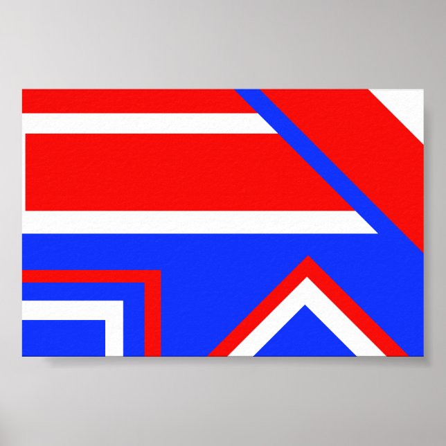 15 Justerbara färgrutor - bakgrund på en Poster (Framsidan)