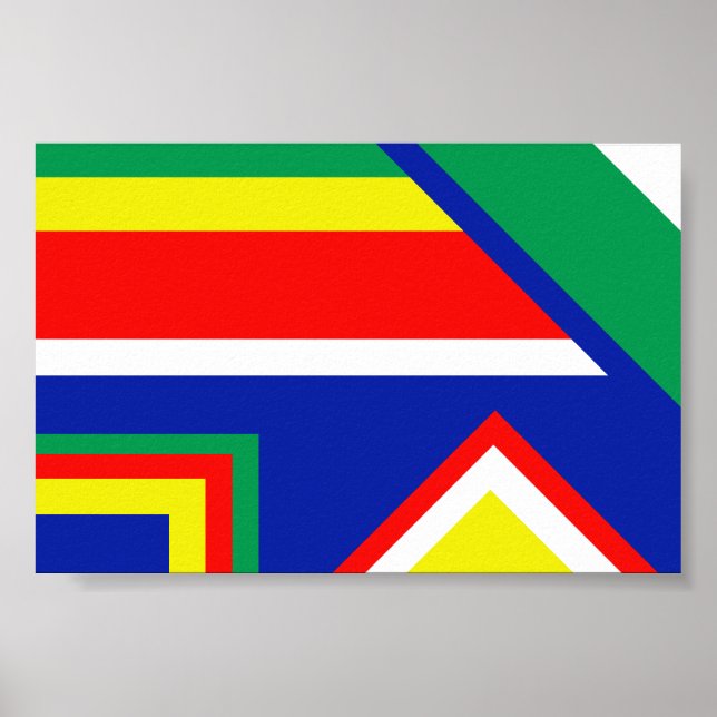15 Justerbara färgrutor - bakgrund på en Poster (Framsidan)