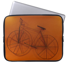 15" laptop sleevecykeln skuggar laptop fodral