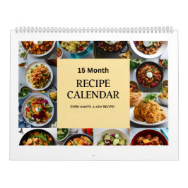 15 Month Recipe Calendar Kalender