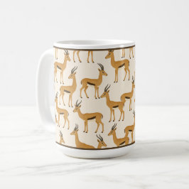 15 OZ. COFFEE MUGG - "GAZELLE PRINTx"