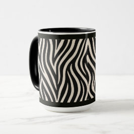 15 OZ. COFFEE MUGG - ZEBRA TRYCK