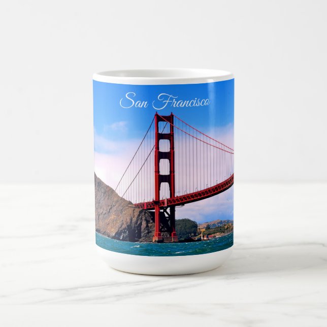 15 oz GOLDEN GRIND BRIDGE SAN FRANCISCO COFFEE MUG Kaffemugg (Center)