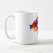 15 oz Klassisk Mugg - Abstrakt