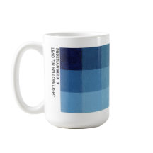 15 oz Preussisk blå x Bly Tenn Gult Ljust Mugg