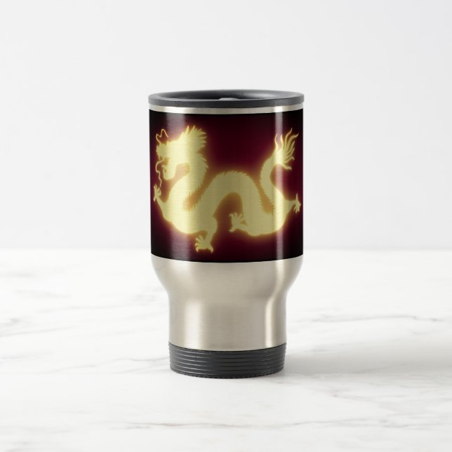 15 oz Travel/Commuter Mugg CHINESE DRAGON (Center)