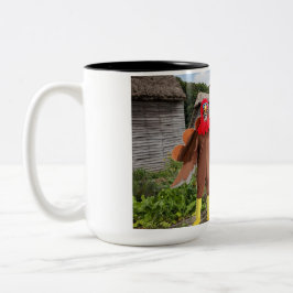 15 oz två ton mugg. Happy thanksgiving. cheetah Två-Tonad Mugg