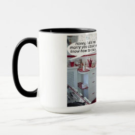 15 oz. två ton mugg. lycklig-årsdagen pudel mugg