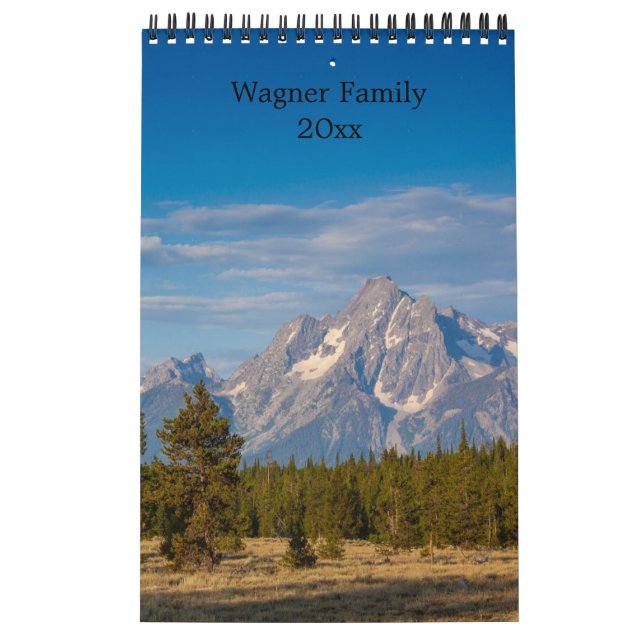 15 Photos Scenia Mountains Personalize Kalender (Omslag)