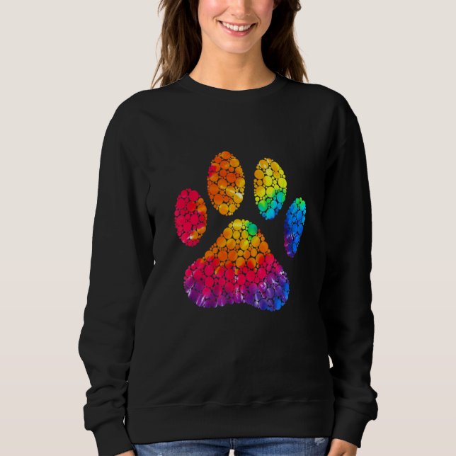 15 september Tie Dye Prickiga Hundfläck Prick Dag T Shirt (Framsida)