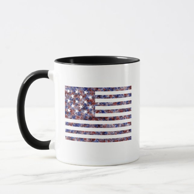 15 Stjärnors USA-Flagga Mugg (Vänster)
