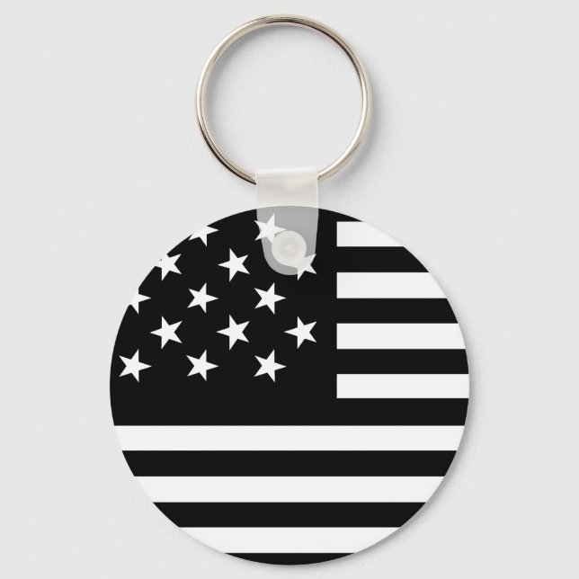 15 Stjärnors USA-Flagga Nyckelring (Framsida)