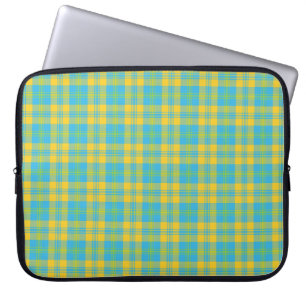 15-tums Laptop sleeve: Blå, Gult, Grönt Play Fodral