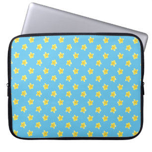 15-tums Laptop sleeve: Primater på turkos Blue Sleeve