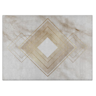 15-tums x 11-tums Elegant marmorerat glasskärmar