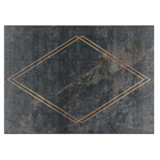 15-tums x 11-tums Grått Marble Glass CEG-skärskivo