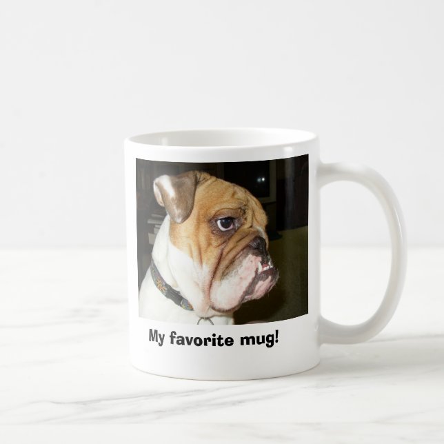 15 uns. Bulldoggkaffemugg Kaffemugg (Höger)
