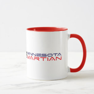 15 uns Minnesota Martian mugg som är ringed i rö