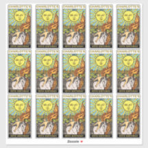 15 x Sol Tarot Card Namn och foto 30års födelsedag