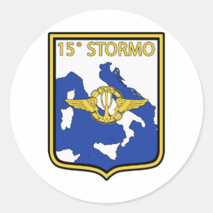 15o Stormo Runt Klistermärke