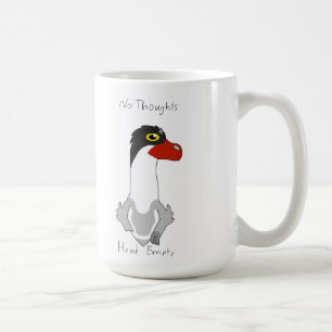 15oz Angus "No Thoughts, Head Empty" Kaffe Mugg