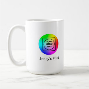 15oz anpassad logotyp för medarbetare och kampanj kaffemugg