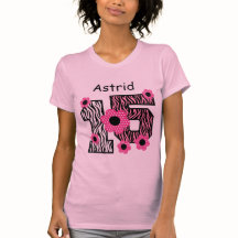 15th För sebraanpassningsbar för födelsedag rosa